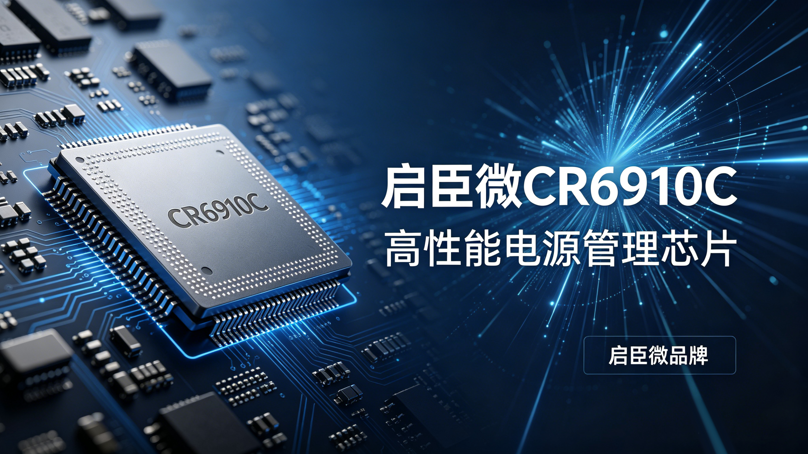 启臣微 CR6910C 深度解析｜QR + 谷底锁定硬核来袭，重构 SiC 电源能效与可靠性新标杆