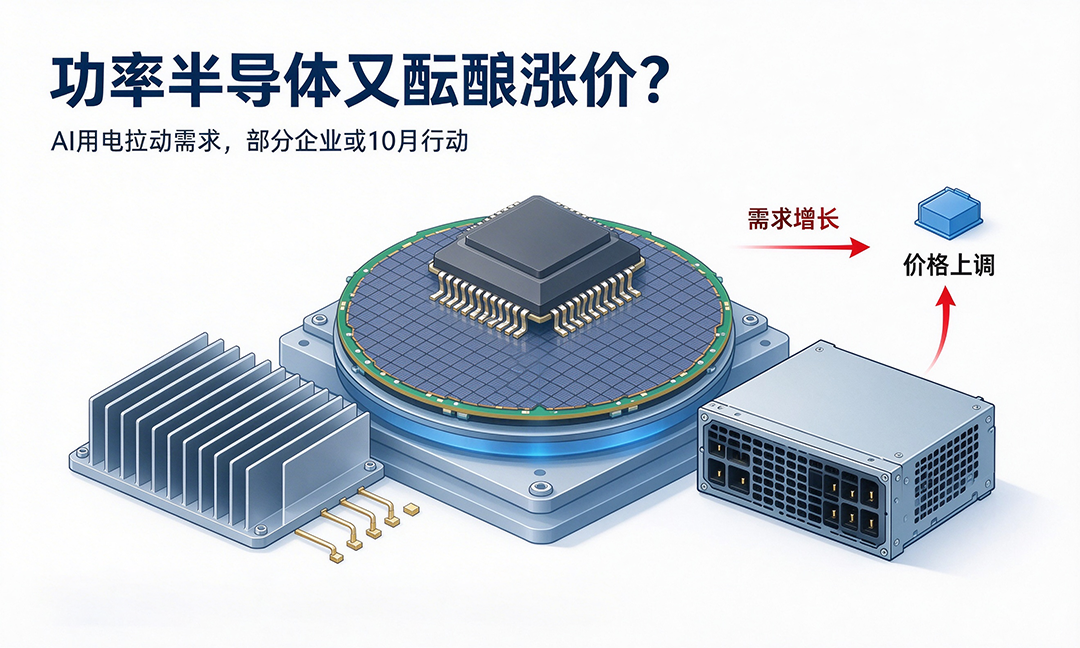功率半导体又酝酿涨价？AI用电拉动需求 部分企业或10月行动
